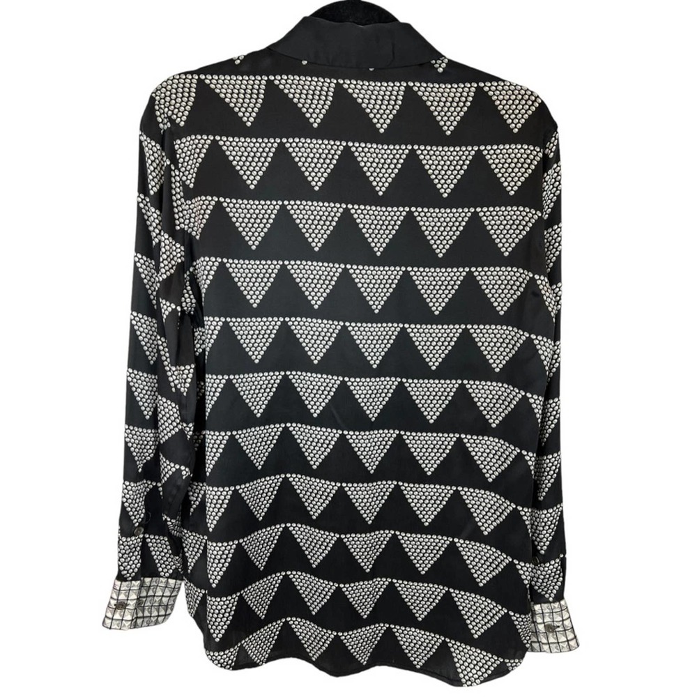 Equipment Femme Triangle Diamond Silk Blouse - Picture 4 of 11